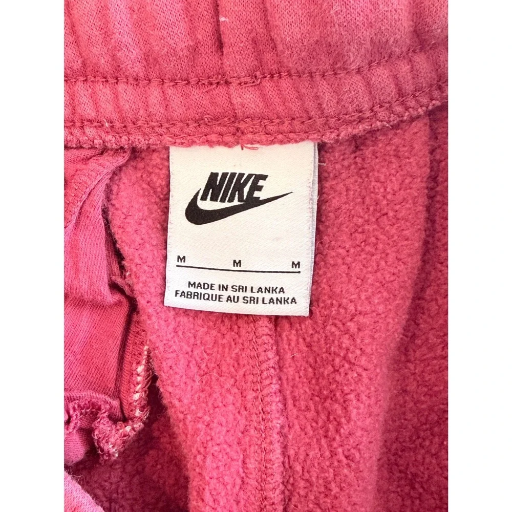 Nike Sportswear Club Fleece Joggers Raspberry Pink Sweatpants Womens Medium